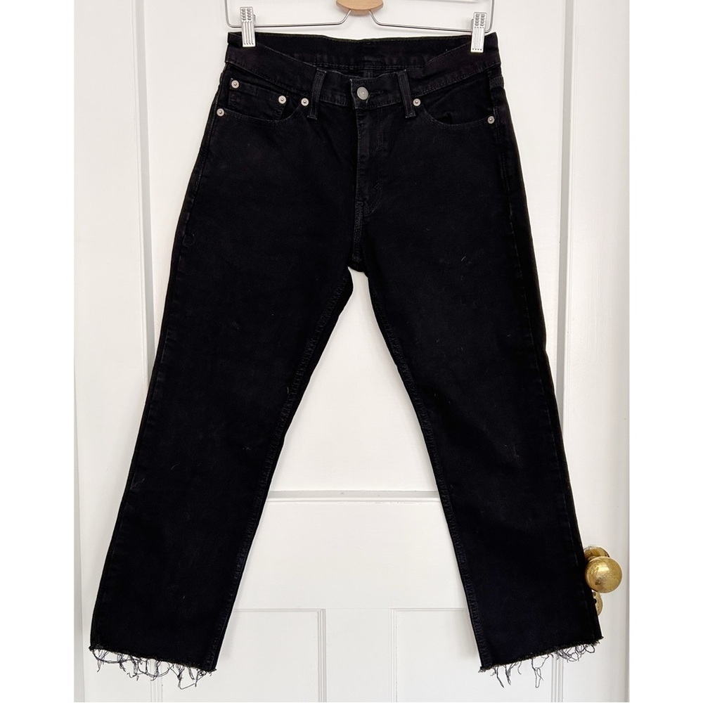Women’s Levi’s 511 Black Cropped Jeans 30”
